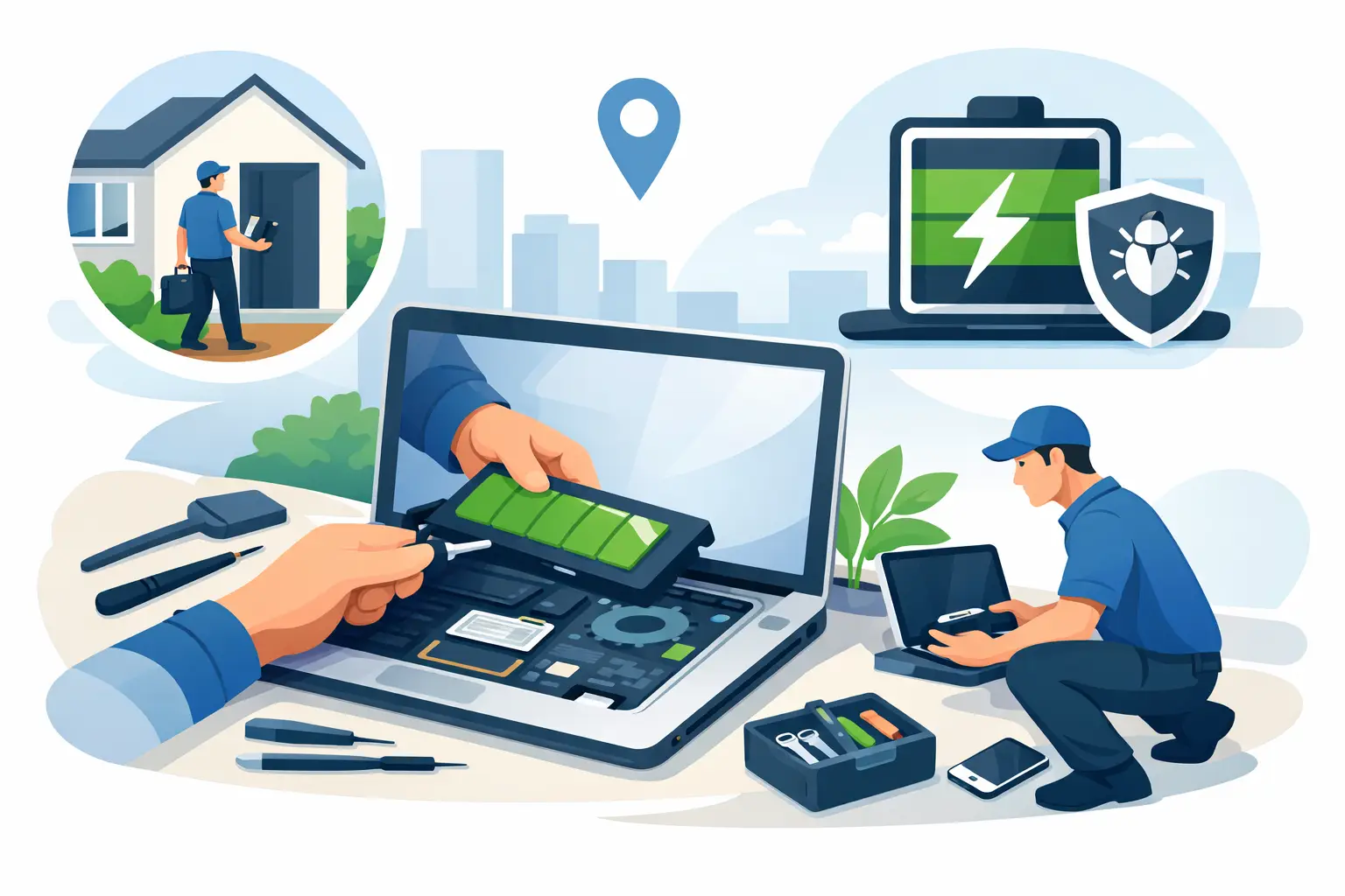 Laptop Battery Replacement Service Near You