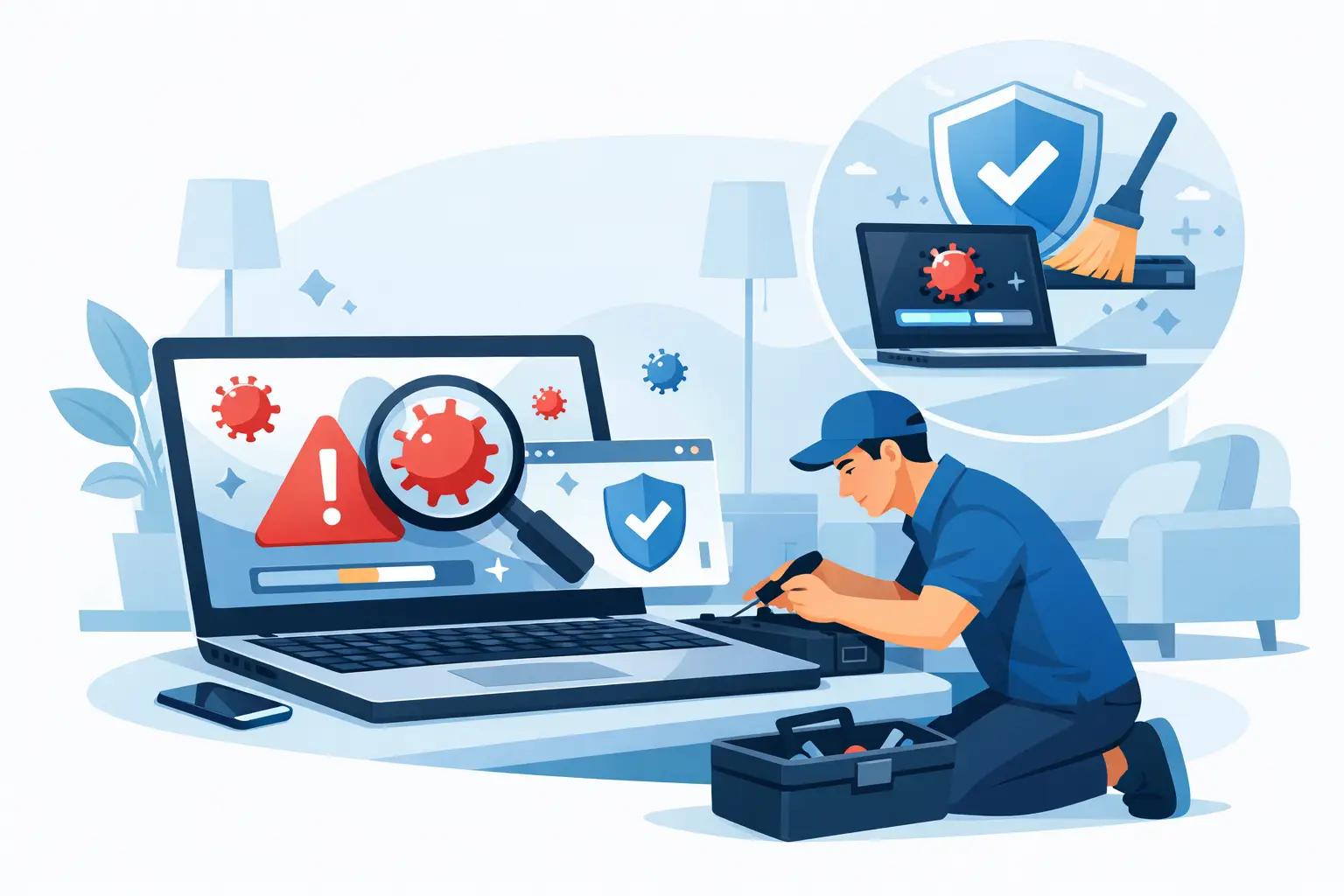 Virus Removal for Laptop: What to Do Fast