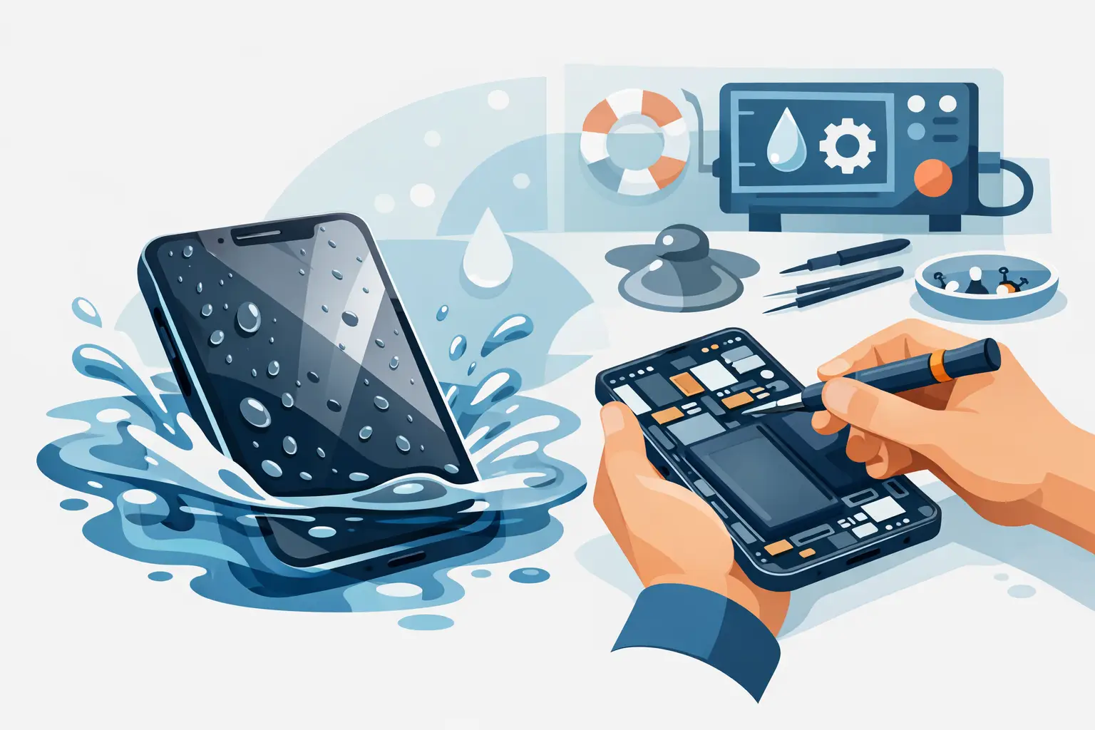 Water Damaged Phone Repair: What to Do Fast