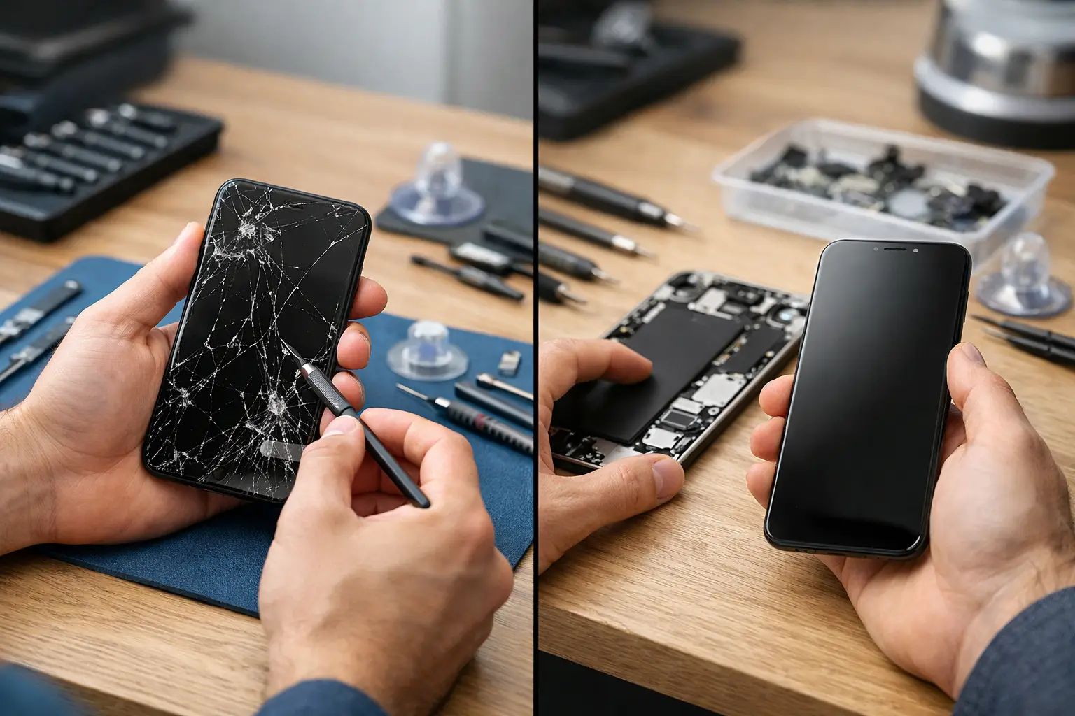 iPhone Screen Repair vs Replacement