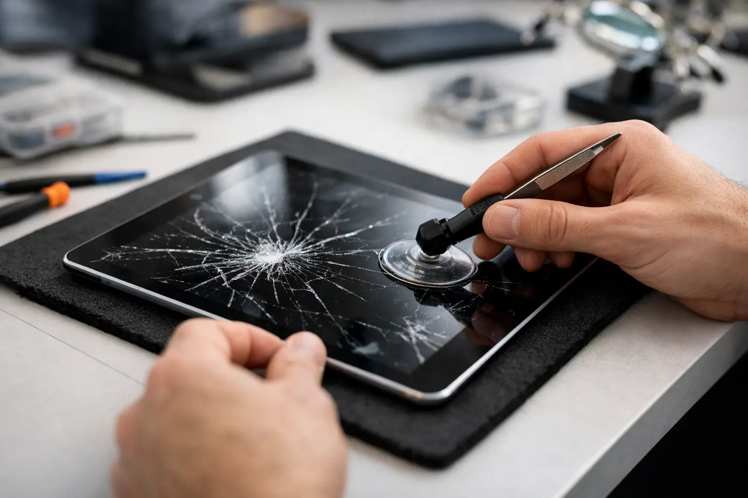 How to Fix a Cracked Tablet Screen Safely